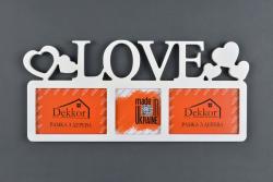 Фоторамка Galeria/ 3 Dekkor "Love" W w/box