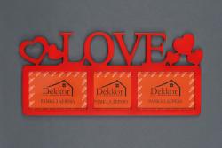 Фоторамка Galeria/ 3 Dekkor "Love" Color w/box