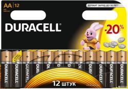 Батарейка Duracell LR 6/AA 18bl/180