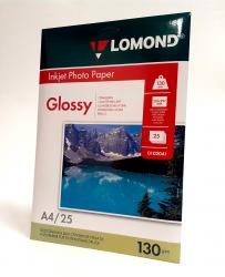 Фотопапір Lomond Glossy 21x29.7 (А4) 130  25л.
