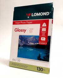 Фотопапір Lomond Glossy 21x29.7 (А4) 130  50л.
