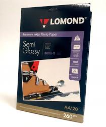 Фотопапір Lomond SemiGlossy Warm 21x29.7 (А4) 250  20л.