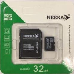 Карта памяти Neeka microSDHC 16Gb Class 10 с адаптером