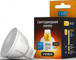 Лампа LED VIdex GU5.3 MR16  5W 3000K 220V