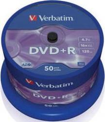 DVD+R Verbatim 4,7Gb 16x ( 50) cake (43550)