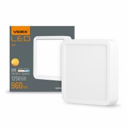 Світильник LED накладний квадрат Videx 12W 5000K