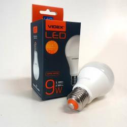 Лампа LED Videx E27 A60e 9W 3000K 220V
