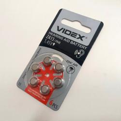 Батарейка Videx ZA13 6bl/60