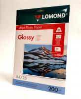 Фотопапір Lomond Glossy 21x29.7 (А4) 200 25л.