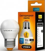 Лампа LED VIdex E27 G45e  5W 3000K 220V