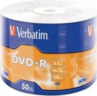 DVD -R Verbatim 4,7Gb 16x ( 50) bulk (43788)