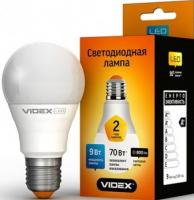Лампа LED VIdex E27 A60e  9W 3000K 220V