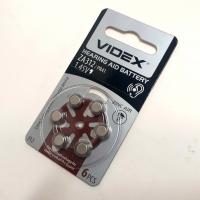 Батарейка Videx ZA312 6bl/60